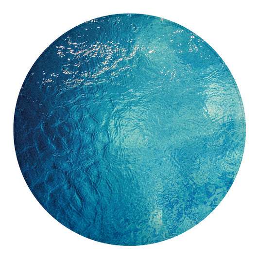 Sea Water Surface Print Round Blanket