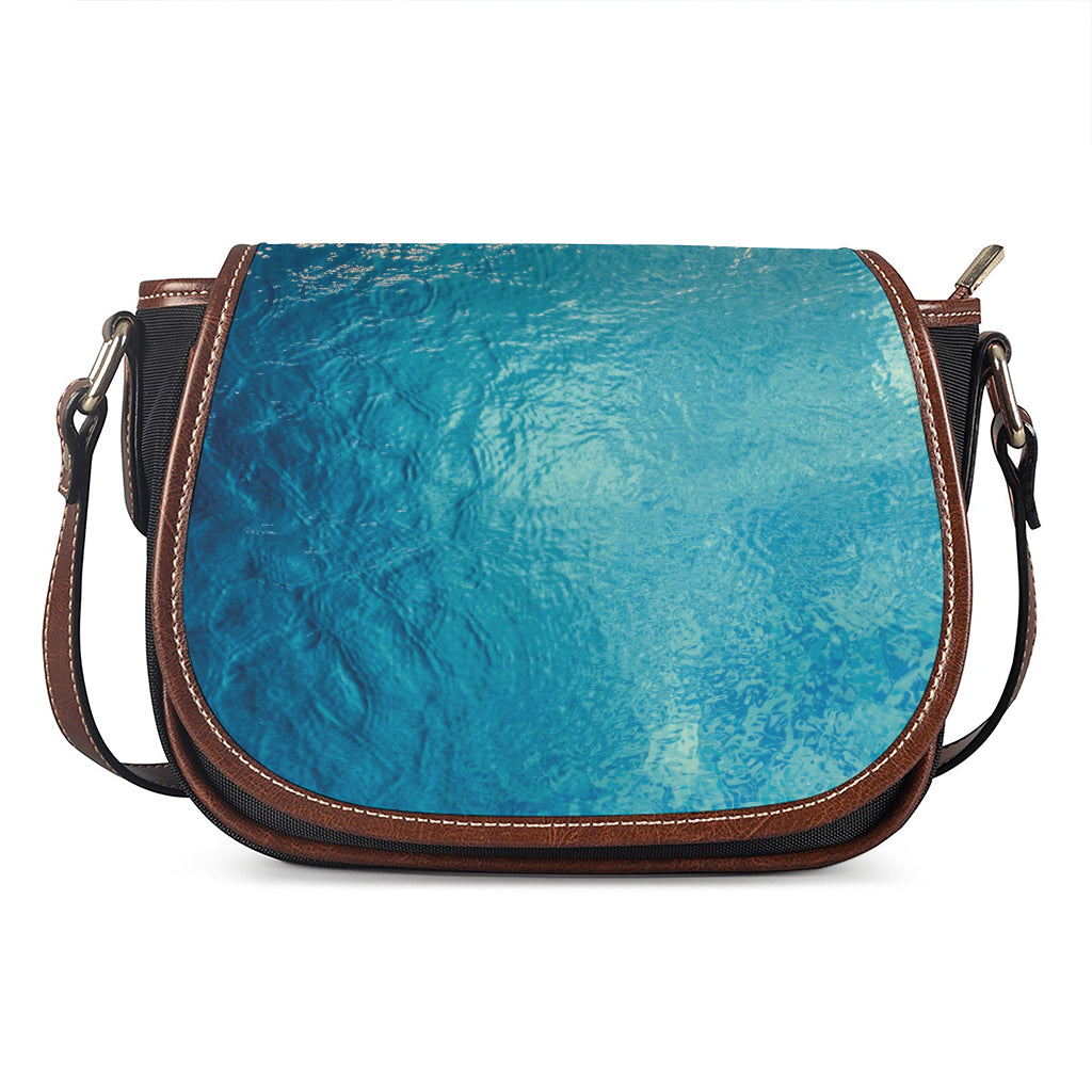Sea Water Surface Print Saddle Bag