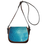 Sea Water Surface Print Saddle Bag