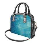 Sea Water Surface Print Shoulder Handbag