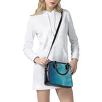 Sea Water Surface Print Shoulder Handbag