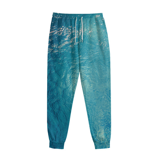 Sea Water Surface Print Sweatpants