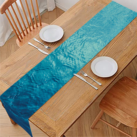 Sea Water Surface Print Table Runner