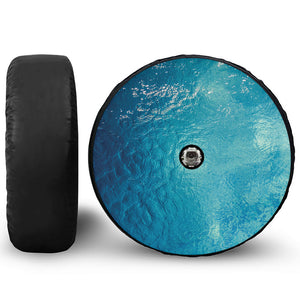 Sea Water Surface Print Tire Cover With Camera Hole