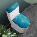 Sea Water Surface Print Toilet Lid And Tank Cover Set