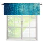Sea Water Surface Print Window Valance