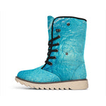 Sea Water Surface Print Winter Boots