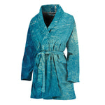 Sea Water Surface Print Women's Bathrobe