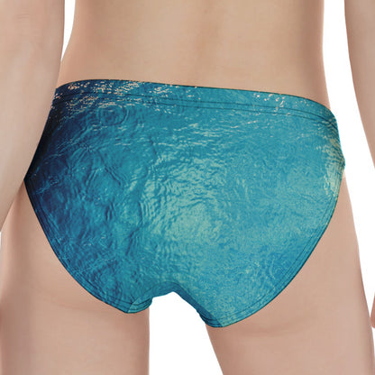 Sea Water Surface Print Women's Panties