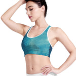 Sea Water Surface Print Women's Sports Bra