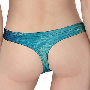 Sea Water Surface Print Women's Thong