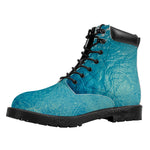 Sea Water Surface Print Work Boots
