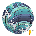 Sea Wave Surfing Pattern Print Basketball