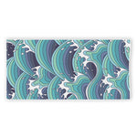 Sea Wave Surfing Pattern Print Beach Towel