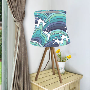 Sea Wave Surfing Pattern Print Bell Lamp Shade