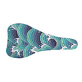 Sea Wave Surfing Pattern Print Bicycle Seat Cover