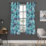 Sea Wave Surfing Pattern Print Curtain