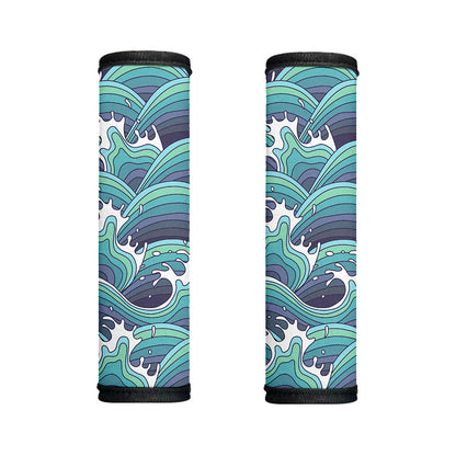 Sea Wave Surfing Pattern Print Handle Covers