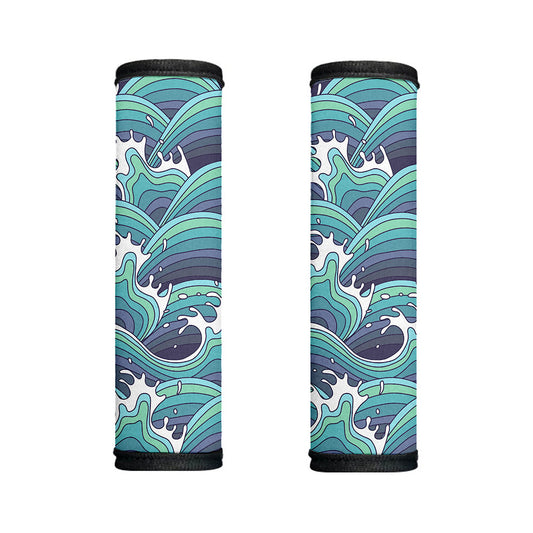 Sea Wave Surfing Pattern Print Handle Covers