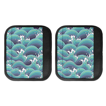 Sea Wave Surfing Pattern Print Handle Covers