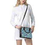 Sea Wave Surfing Pattern Print Shoulder Handbag