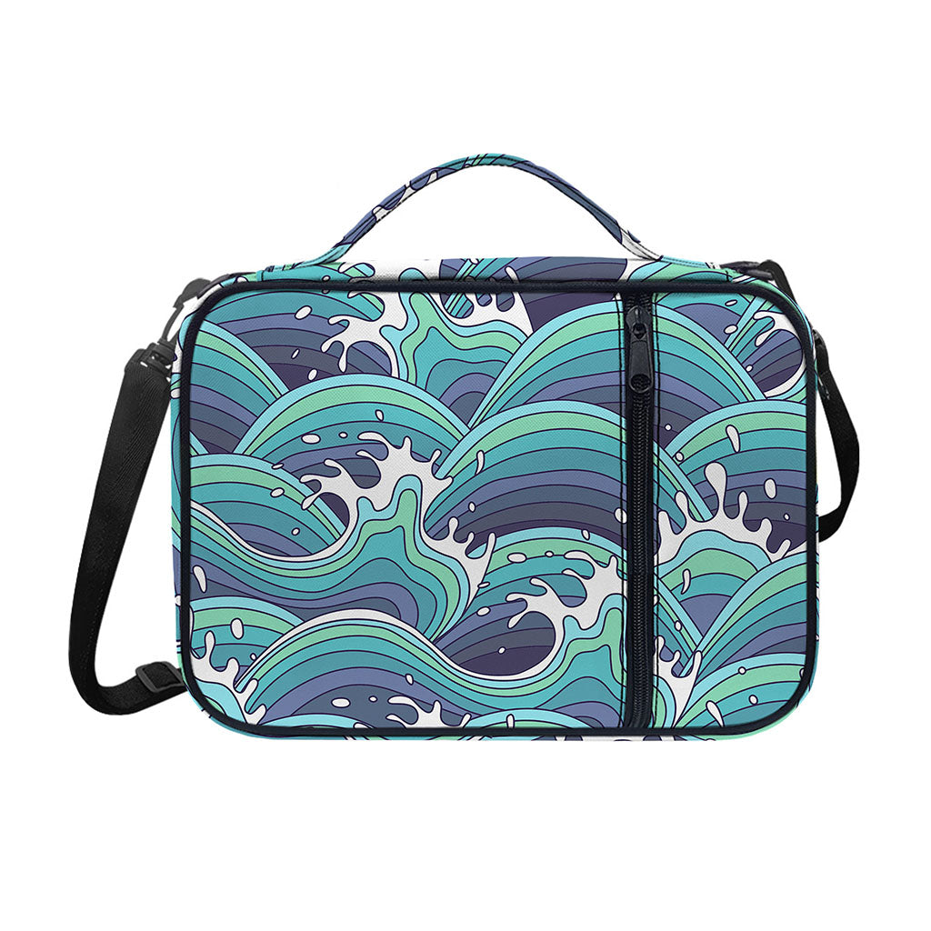Sea Wave Surfing Pattern Print Shoulder Strap Bible Bag