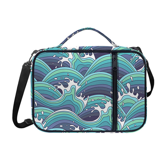 Sea Wave Surfing Pattern Print Shoulder Strap Bible Bag