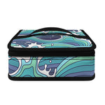 Sea Wave Surfing Pattern Print Small Lunch Bag