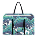 Sea Wave Surfing Pattern Print Utility Tote Bag
