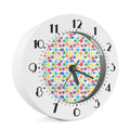 Seven Chakra Symbols Pattern Print Alarm Clock
