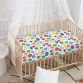 Seven Chakra Symbols Pattern Print Baby Crib Sheet