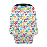 Seven Chakra Symbols Pattern Print Baby Seat Cover