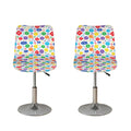 Seven Chakra Symbols Pattern Print Bar Stool Covers