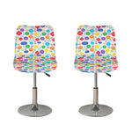 Seven Chakra Symbols Pattern Print Bar Stool Covers