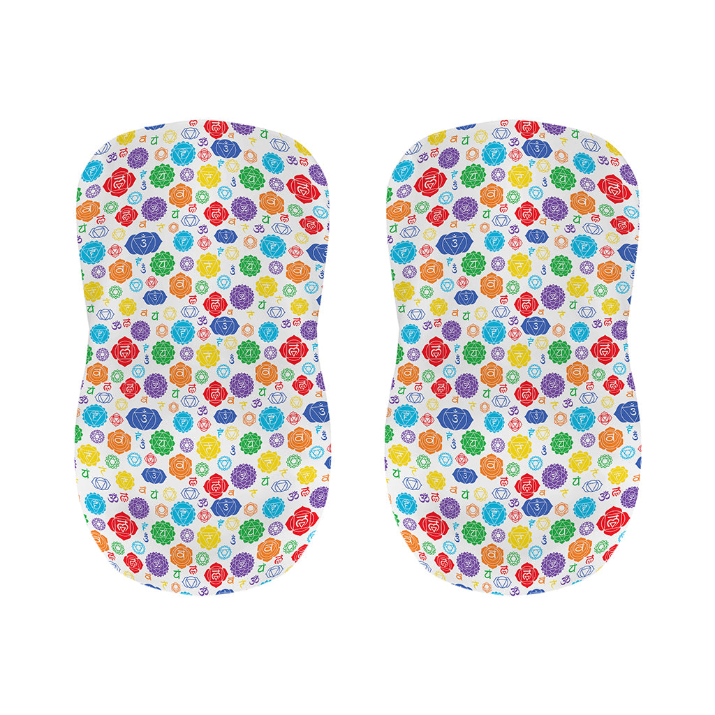 Seven Chakra Symbols Pattern Print Bar Stool Covers