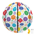 Seven Chakra Symbols Pattern Print Basketball