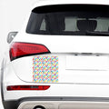 Seven Chakra Symbols Pattern Print Car Sticker