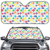 Seven Chakra Symbols Pattern Print Car Windshield Sun Shade