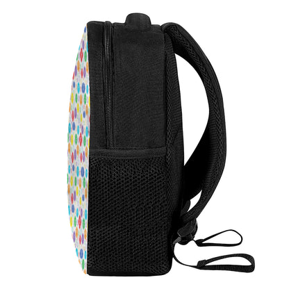 Seven Chakra Symbols Pattern Print Casual Backpack