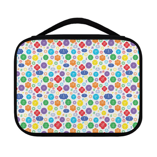 Seven Chakra Symbols Pattern Print Classic Bible Case
