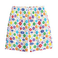 Seven Chakra Symbols Pattern Print Cotton Shorts