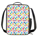Seven Chakra Symbols Pattern Print Crossbody Lunch Bag