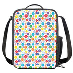 Seven Chakra Symbols Pattern Print Crossbody Lunch Bag