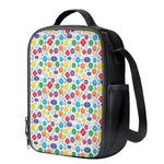 Seven Chakra Symbols Pattern Print Crossbody Lunch Bag