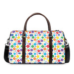 Seven Chakra Symbols Pattern Print Duffle Bag