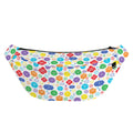 Seven Chakra Symbols Pattern Print Fanny Pack