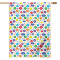 Seven Chakra Symbols Pattern Print House Flag