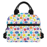 Seven Chakra Symbols Pattern Print Insulated Lunch Bag