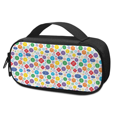 Seven Chakra Symbols Pattern Print Insulin Cooler Travel Case