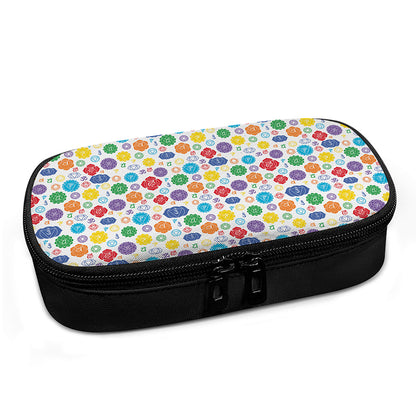 Seven Chakra Symbols Pattern Print Insulin Cooler Travel Case